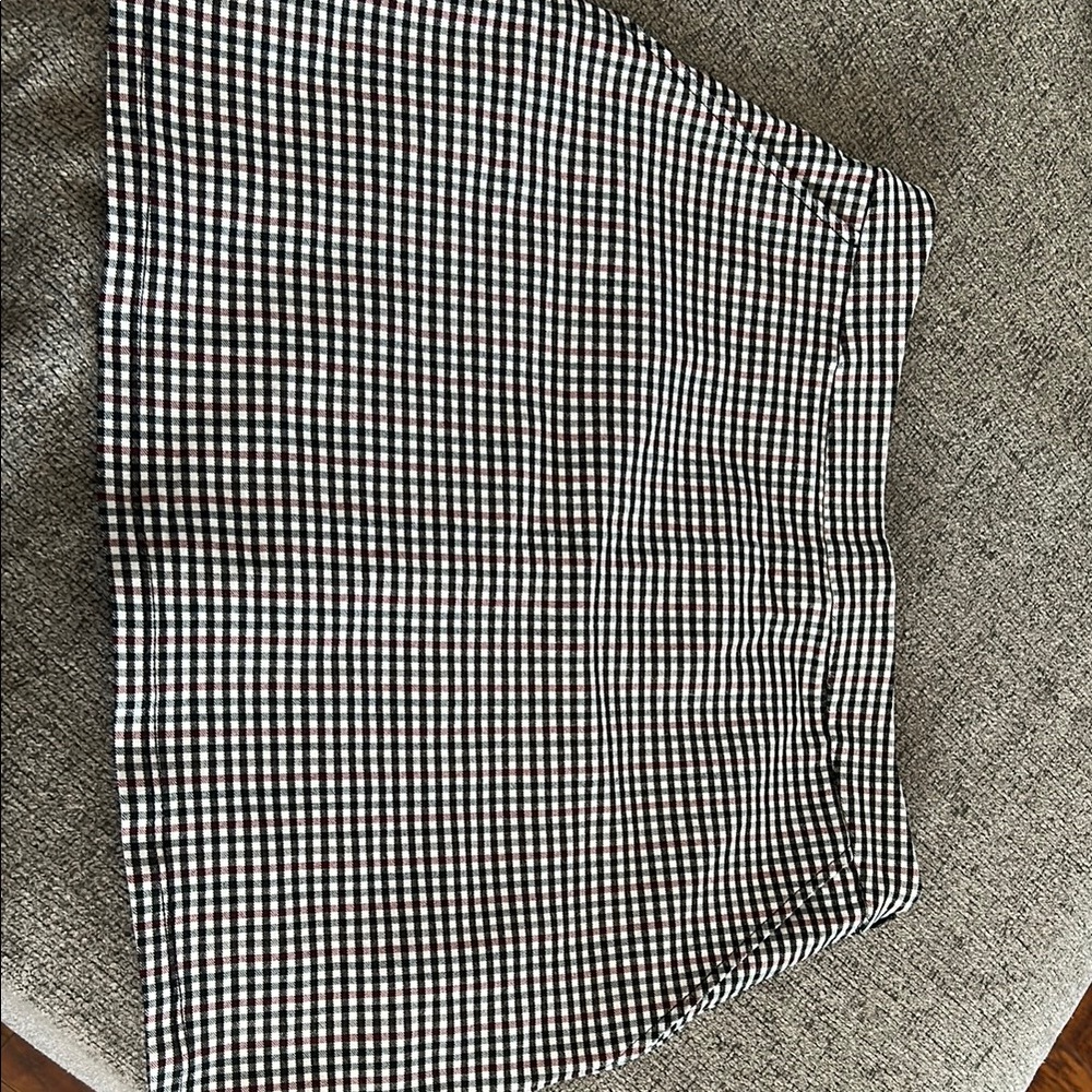 Shinestar Black and White A-Line Mini Skirt for Casual Wear